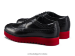 crno/klasično crveno 8XPTRV539 Onitsuka Tiger cipele brogue žene - Slika 3