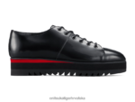 crno/klasično crveno 8XPTRV555 Onitsuka Tiger cipele vezanje lo žene