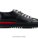 crno/klasično crveno 8XPTRV555 Onitsuka Tiger cipele vezanje lo žene