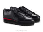 crno/klasično crveno 8XPTRV555 Onitsuka Tiger cipele vezanje lo žene - Slika 10