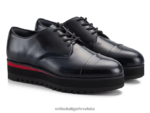 crno/klasično crveno 8XPTRV556 Onitsuka Tiger cipele derbi žene - Slika 8