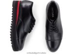 crno/klasično crveno 8XPTRV556 Onitsuka Tiger cipele derbi žene - Slika 9