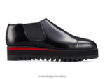 crno/klasično crveno 8XPTRV557 Onitsuka Tiger cipele bočna čizma gore žene