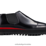 crno/klasično crveno 8XPTRV557 Onitsuka Tiger cipele bočna čizma gore žene