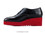 crno/klasično crveno 8XPTRV576 Onitsuka Tiger cipele klin-o žene - Slika 4