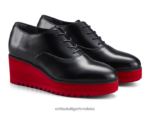 crno/klasično crveno 8XPTRV576 Onitsuka Tiger cipele klin-o žene - Slika 8
