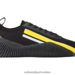 crno/vibrantno žuto 8XPTRV246 Onitsuka Tiger cipele acromount pletivo uniseks