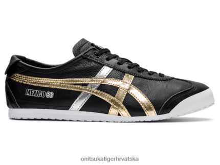 crno zlato 8XPTRV357 Onitsuka Tiger cipele Meksiko 66 uniseks