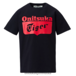 izvedba crno/crveno upozorenje 8XPTRV673 Onitsuka Tiger odjeća majica s logotipom djeca