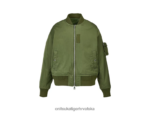 kaki 8XPTRV383 Onitsuka Tiger odjeća Bomber jakna muškarci