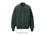 kaki 8XPTRV408 Onitsuka Tiger odjeća p bomber jakna uniseks - Slika 13