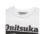 prava bijela/performans crna 8XPTRV669 Onitsuka Tiger odjeća majica s logotipom djeca - Slika 5