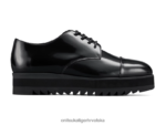 sjajna crna 8XPTRV560 Onitsuka Tiger cipele derbi žene