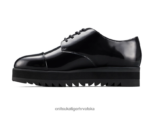 sjajna crna 8XPTRV560 Onitsuka Tiger cipele derbi žene - Slika 4