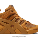 tan presidio 8XPTRV207 Onitsuka Tiger cipele veliki logo trenerica puffed uniseks